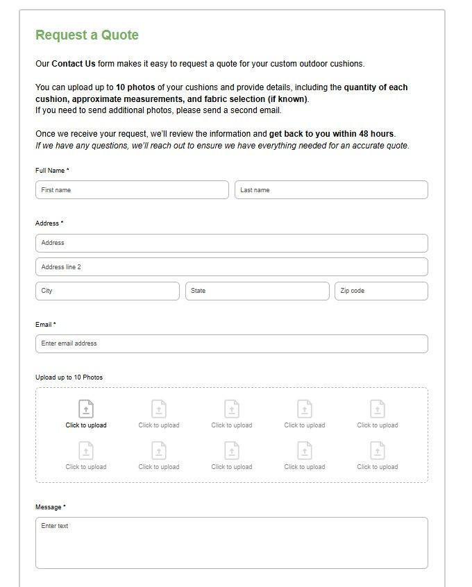 Request a quote